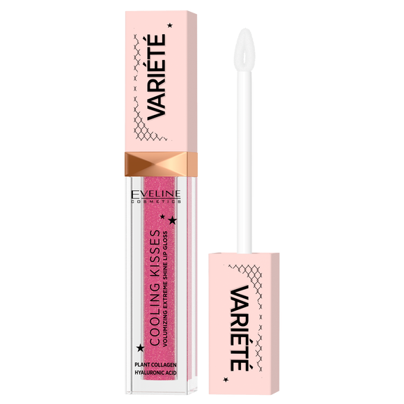 Eveline Variete Cooling Kisses Lip Gloss Increasing Lips Volume No. 06 Amazing Kiss 6.8ml