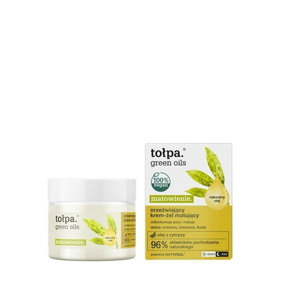 Tołpa Green Oils Dulling Refreshing Cream Matting Gel Reducing Sebum 50ml
