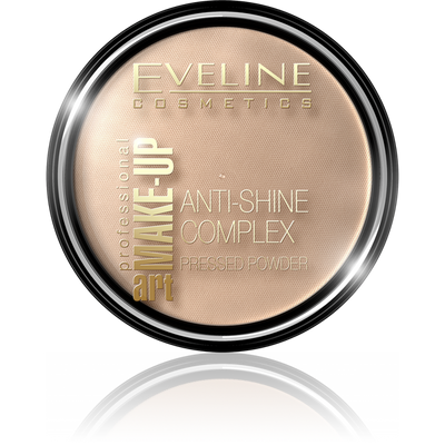 Eveline Make Up Art Anti-Shine Complex Pressed Powder No. 34 Medium Beige 14g