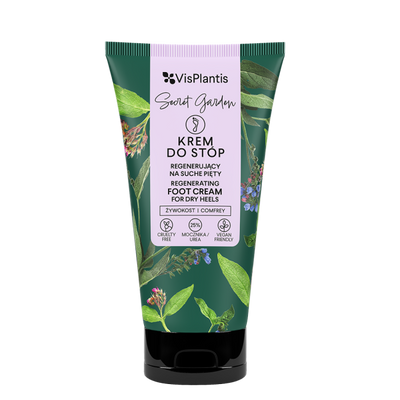 Vis Plantis Regenerating Foot Cream with Comfrey and Urea for Dry Heels 75ml