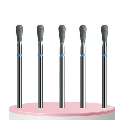 IQ Nails Diamond Club Shape Cuticle Drill Bits 3.1mm Set of 5
