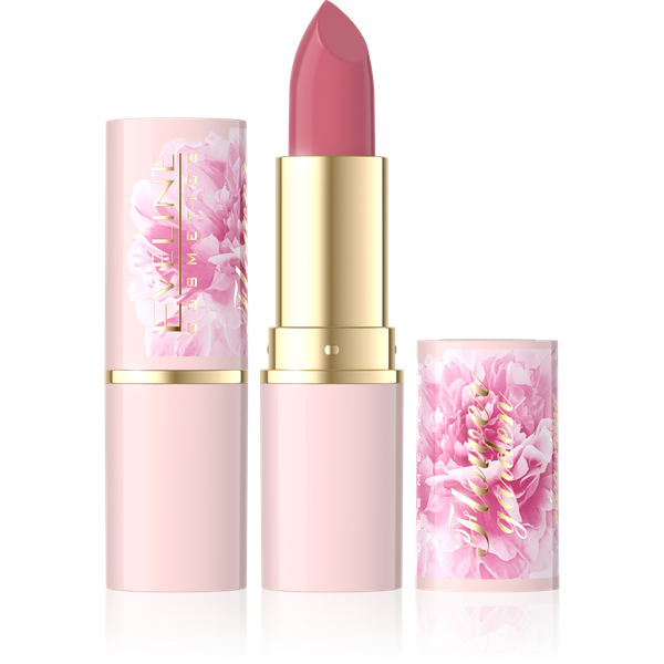 Eveline Flower Garden Moisturizing Lipstick No 1 Vit. E Hyaluronic Acid Vegan 1 Piece