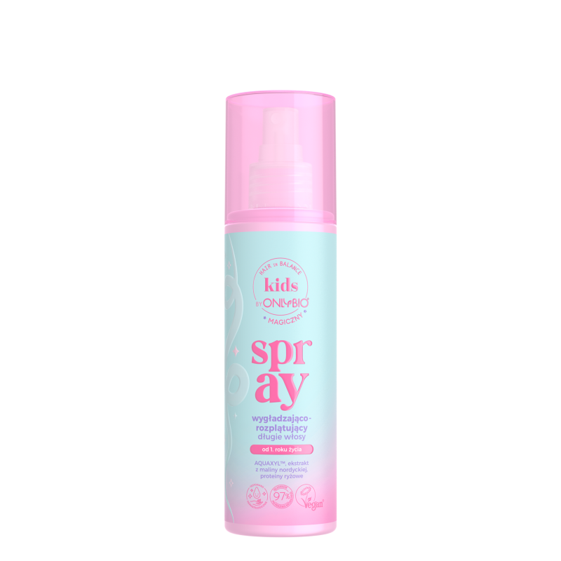 OnlyBio Hair in Balance Kids Magic Detangling Smoothing Spray Cherry Raspberry 200ml