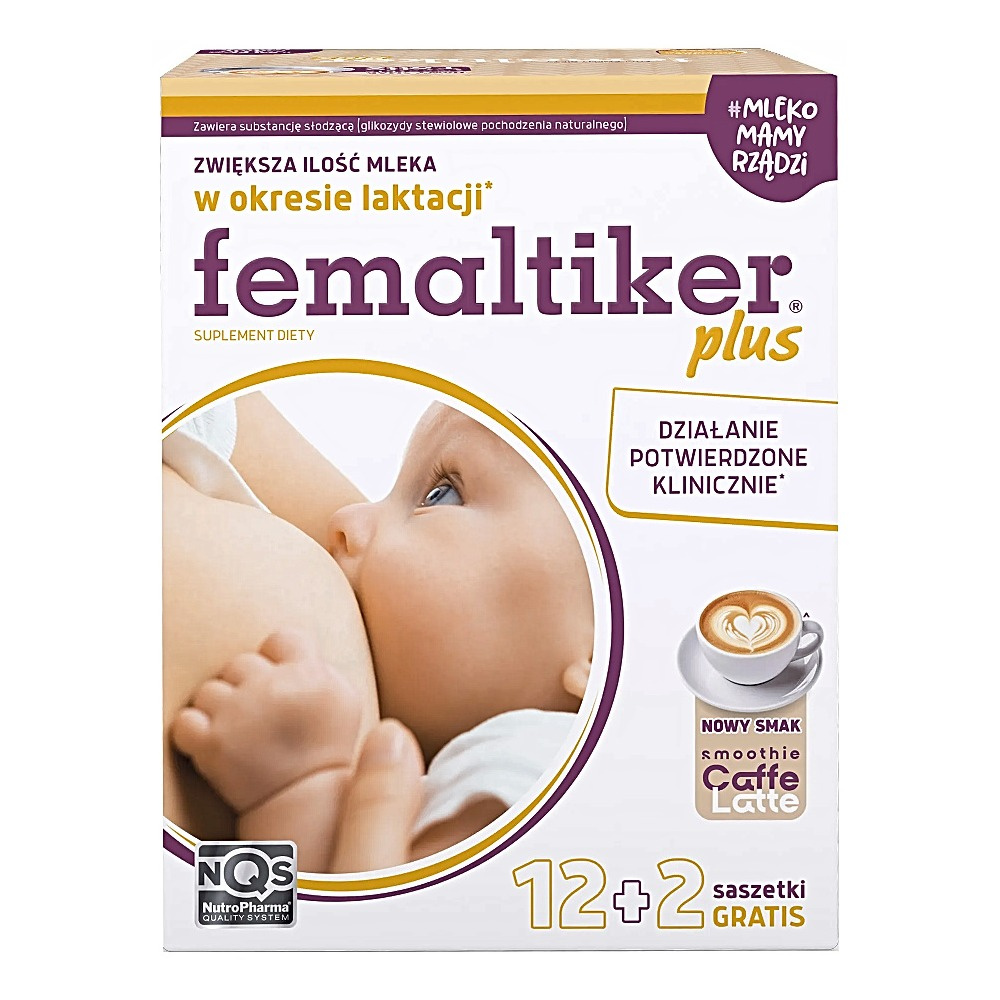 Femaltiker Plus Lactation Support Caffè Latte 14 Sachets