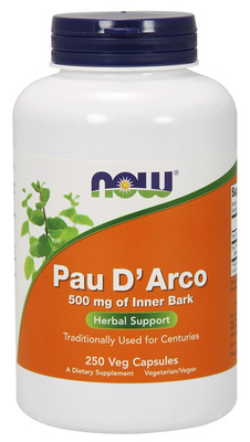 Now Foods Pau D'Arco 500mg 250 Capsules