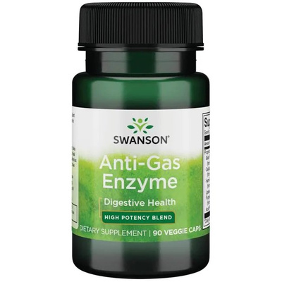 Swanson Anti-Gas Enzyme for Digestive Comfort and Bloating 90 Vcaps