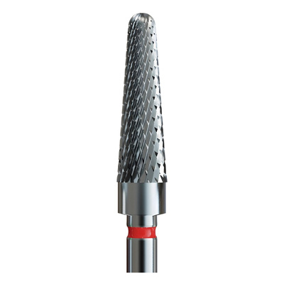 IQ Nails Tungsten Carbide Nail Drill Bit Cone Shape Fine Crosscut 4mm for Manicure and Pedicure 201.140.040 1 Piece