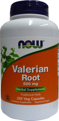 Now Foods Valerian Root 500mg Relaxation and Calmness 250 Capsules