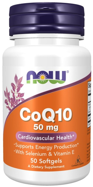 CoQ10 with Selenium & Vitamin E, 50mg - 50 softgels