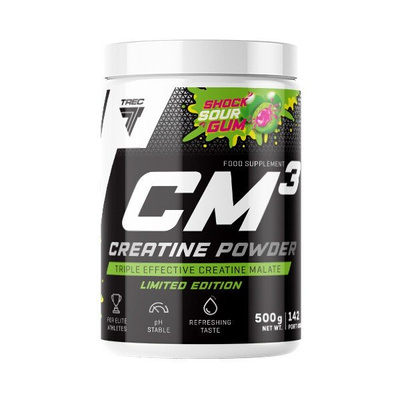 Trec Nutrition CM3 Powder - Limited Edition, Shock Sour Gum - 500g