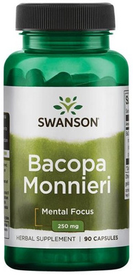Swanson Bacopa Monnieri 250mg Memory Support 90 Capsules