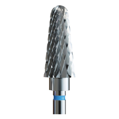 IQ Nails Tungsten Carbide Nail Drill Bit Cone Shaped Standard Crosscut 6mm for Manicures and Pedicures 201.190.060 1 Piece