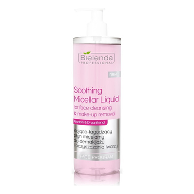 Bielenda Professional Soothing Micellar Fluid for Cleansing and Makeup Removal 500ml
