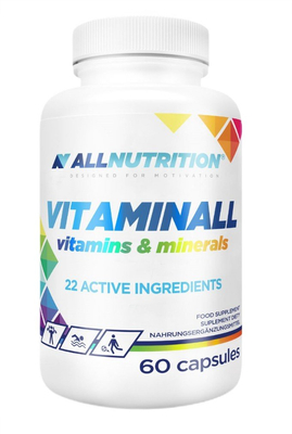Allnutrition Vitaminall Vitamins and Minerals for Active People 60 Capsules