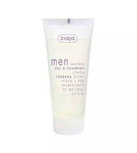 Ziaja Men Cleansing Shower Gel and Shampoo Lemon Verbena 200ml