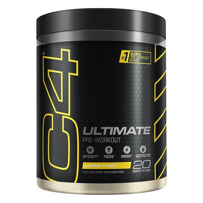 Cellucor C4 Ultimate (New Formula) Pre-Workout Powder, Lemon Twist 380g