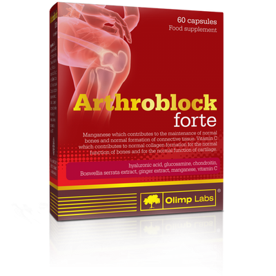 Olimp Arthroblock Forte for Normal Cartilage and Connective Tissue Function 60 Capsules
