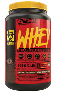 Mutant Whey, Chocolate Fudge Brownie - 908g