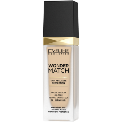 Eveline Wonder Match Luxurious Foundation Adapting to Skin Tone 11 Almond 30ml