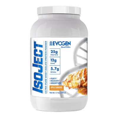 Evogen IsoJect Whey Protein Isolate, Apple Turnover 775g