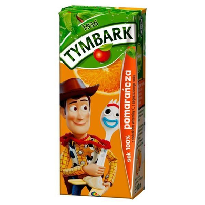 Tymbark Juice 100% Orange 200ml