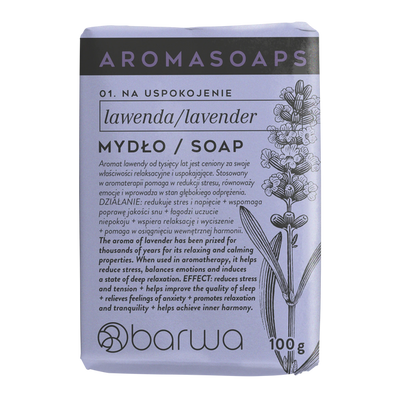 Barwa Aroma Soaps Calming Lavender Bar Soap 100g