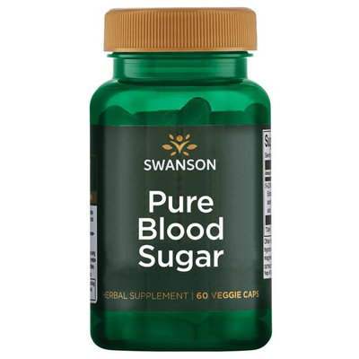 Swanson Pure Blood Sugar for Healthy Glucose Levels 60 Vcapsules