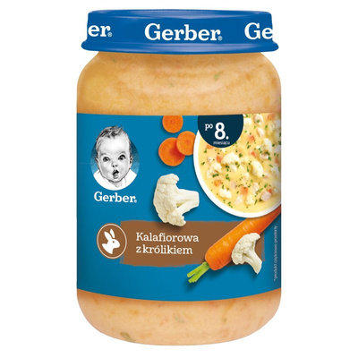 Gerber Cauliflower Dish with Rabbit for Babies after 8 Months 190g