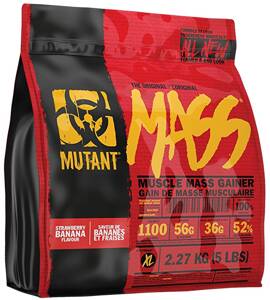 Mutant Mass Carbohydrate-Protein Supplement Strawberry Banana 2270g