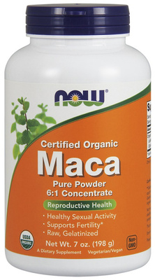 NOW Foods Maca 500 mg Powder Energy and Vitality Support 198g