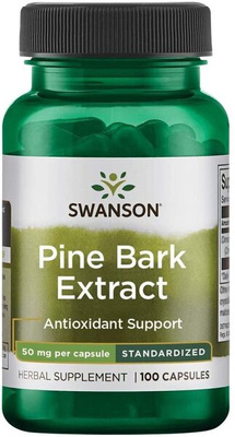 Swanson Pine Bark Extract 50 mg, 100 Capsules