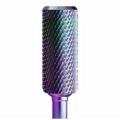 IQ Nails SuperHero Tungsten Carbide Nail Drill Bit Fine Cross Cut Cylinder 5mm