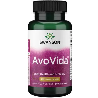 Swanson AvoVida 100mg for Joint Health Support 60 Capsules