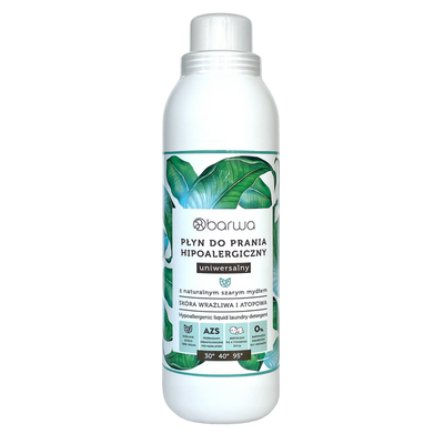 Barwa Hypoallergenic Universal Washing Liquid with Gray Soap for Sensitive and Atopic Skin 1l