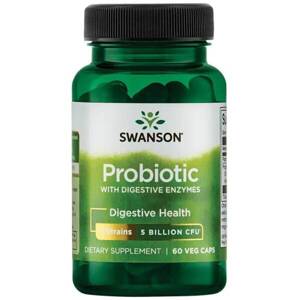 Swanson Probiotic with Digestive Enzymes 60 Vcapsules