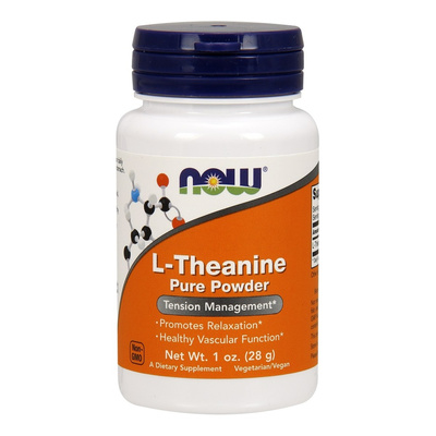NOW Foods L-Theanine Pure Powder For Relaxation 28g