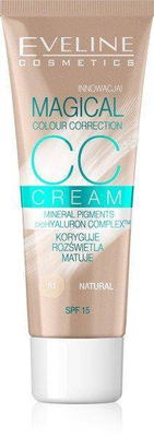 Eveline Magical Color Correction Face CC Cream with SPF15 51 Natural 30ml