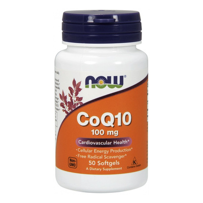 CoQ10, 100mg - 50 softgels