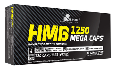 Olimp HMB Mega Caps 1000mg for Workout Support 120 Capsules