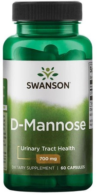 Swanson D-Mannose 700mg for Urinary Tract Support 60 Capsules