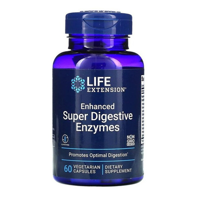 Enhanced Super Digestive Enzymes - 60 vcaps