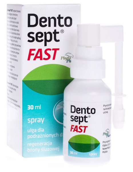 Dentosept Fast Spray Relief for Irritated Gums 30ml