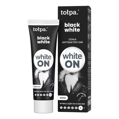 Tołpa ON White BLACK WHITE TOOTHPASTE 75ml