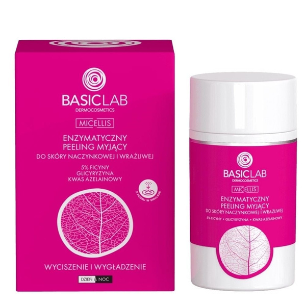 BasicLab Micellis Cleansing Enzyme Peel For Couperose and Sensitive Skin 35g