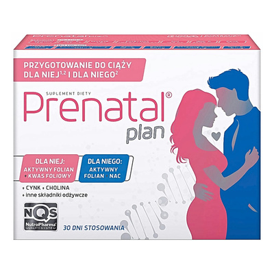 Nutro Pharma Prenatal Plan Vitamins + Minerals 30 + 30 Capsules