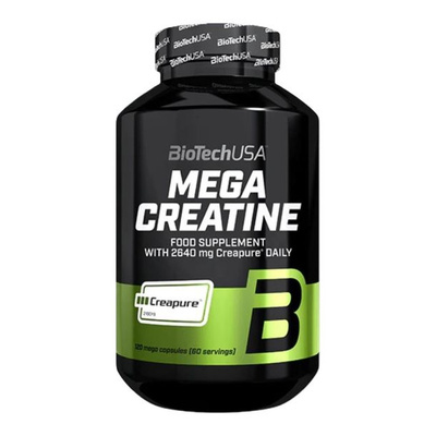 BioTechUSA Mega Creatine in Capsules for Athletes 120 Mega Caps