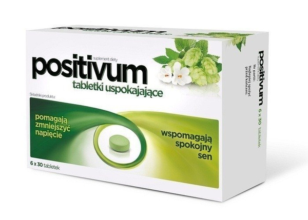 Aflofarm Positivum for Calming and Nervous Tension 180 Tablets