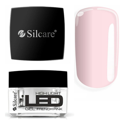 Silcare High Light LED French Pink One-Phase Builder Gel 30g