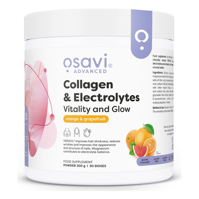 Osavi Collagen & Electrolytes Vitality and Radiance Orange - Grapefruit 300g