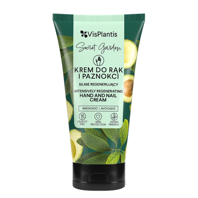 Vis Plantis Regenerating Hand and Nail Cream with Avocado and Cotton Oil 75ml